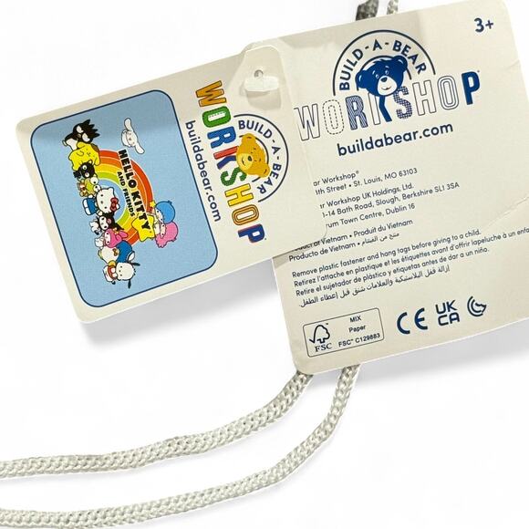 NWT Build a Bear Workshop Hello Kitty & Friends‎ Carrier Bag Backpack Drawstring - Picture 3 of 5